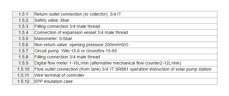 Солнечная рабочая станция и насосные станции SR881 EPP-p1.1.2