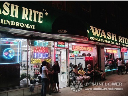 Laundromats - без проблем для коммерческой солнечной горячей воды