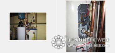 Подключение водяного бака для солнечного коллектора