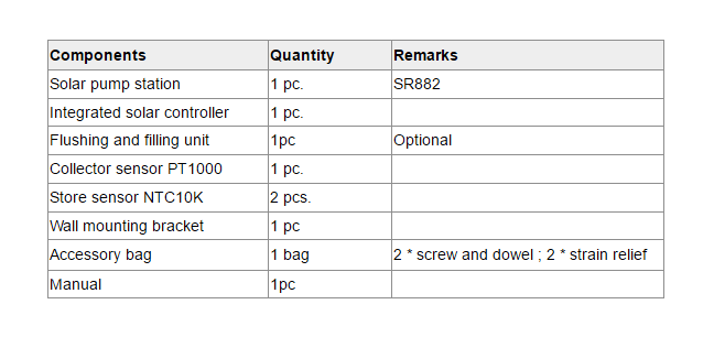 Солнечная рабочая станция и насосные станции SR882 EPP-p1.3