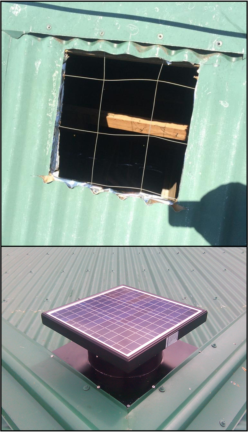 Солнечный вентиляционный вентилятор мощностью 40 Вт для дома-p3.1-1