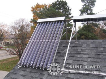 Солнечный коллектор на крыше