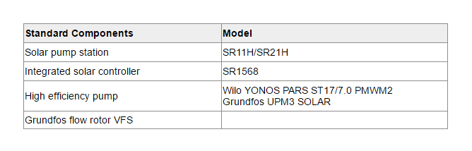SR11HSR21H EPP Солнечная рабочая станция и насосные станции-p2.3