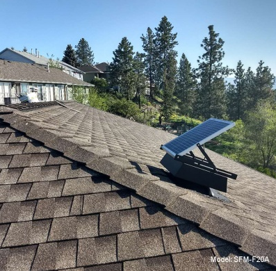 Применение солнечного чердачного вентилятора